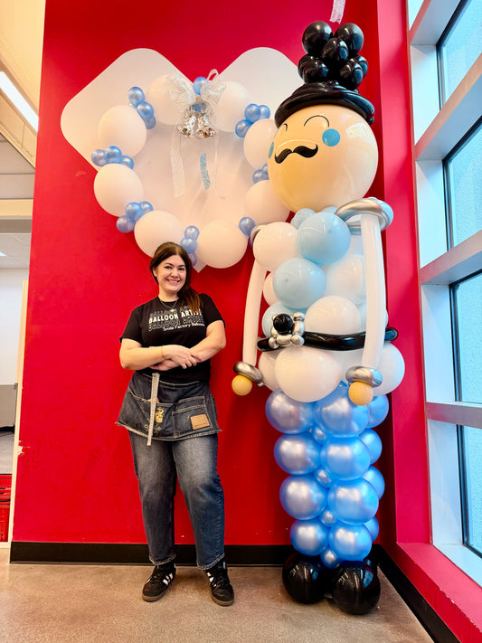 Nutcracker Balloon Column