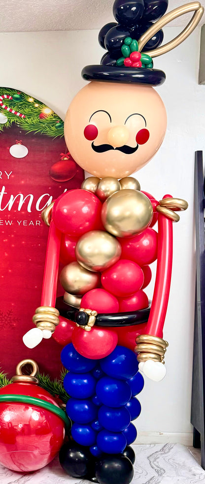 Nutcracker Balloon Column